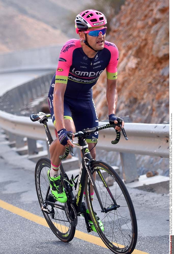 Rafael Valls (Lampre-Merida) stormed to victory on Green Mountain