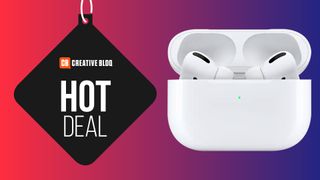The Apple AirPods Pro with wireless charging case. 