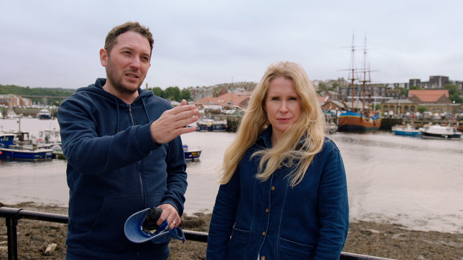 TV tonight Jon and Lucy at Whitby Harbour