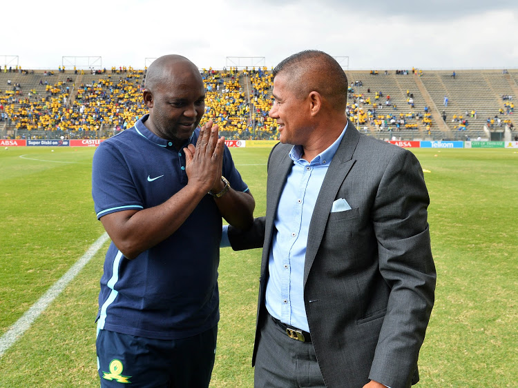 Pitso Mosimane and Cavin Johnson