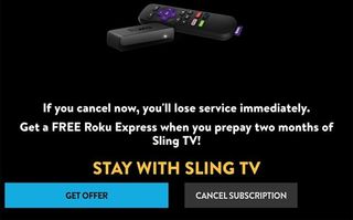 Sling Tv Cancellation Offer