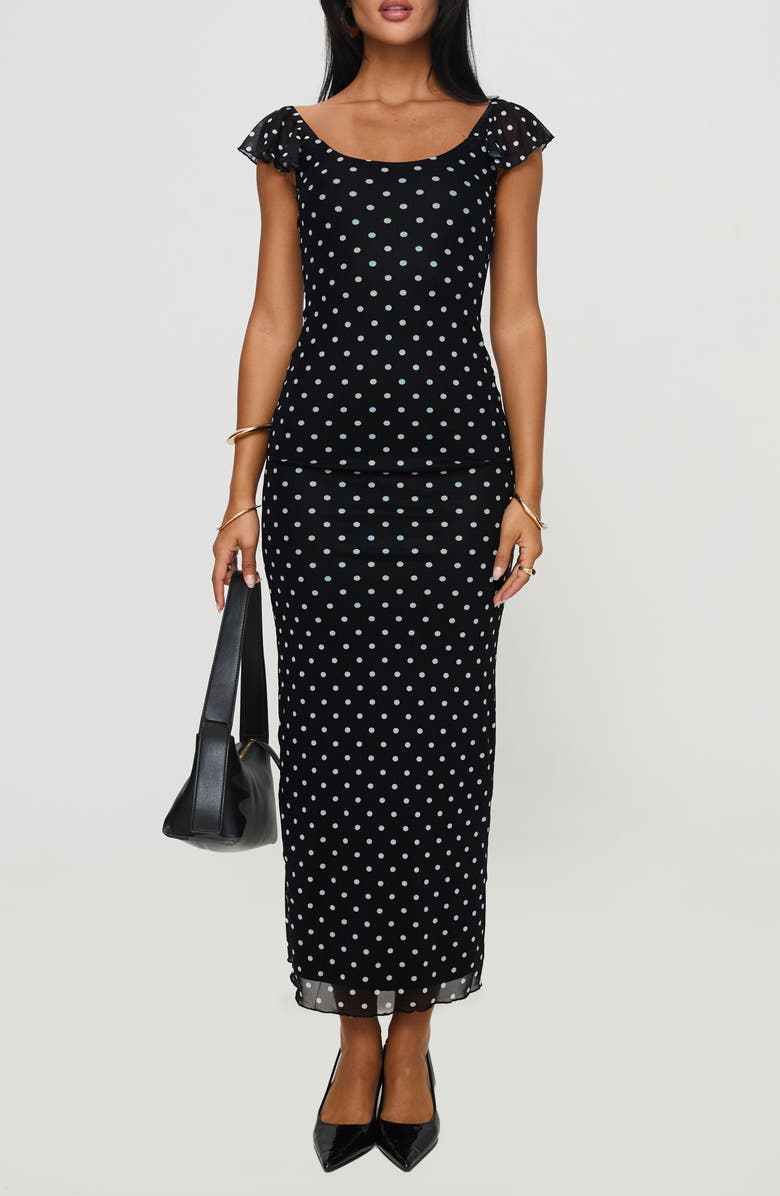 Sandberg Polka Dot Maxi Dress