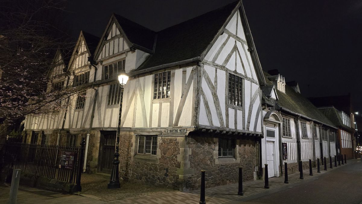 An old Tudor style building in England