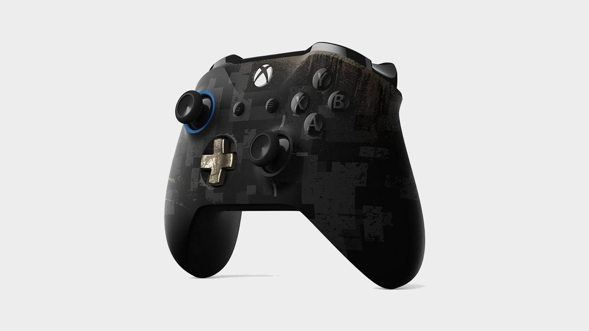 A custom design of the Xbox one controller