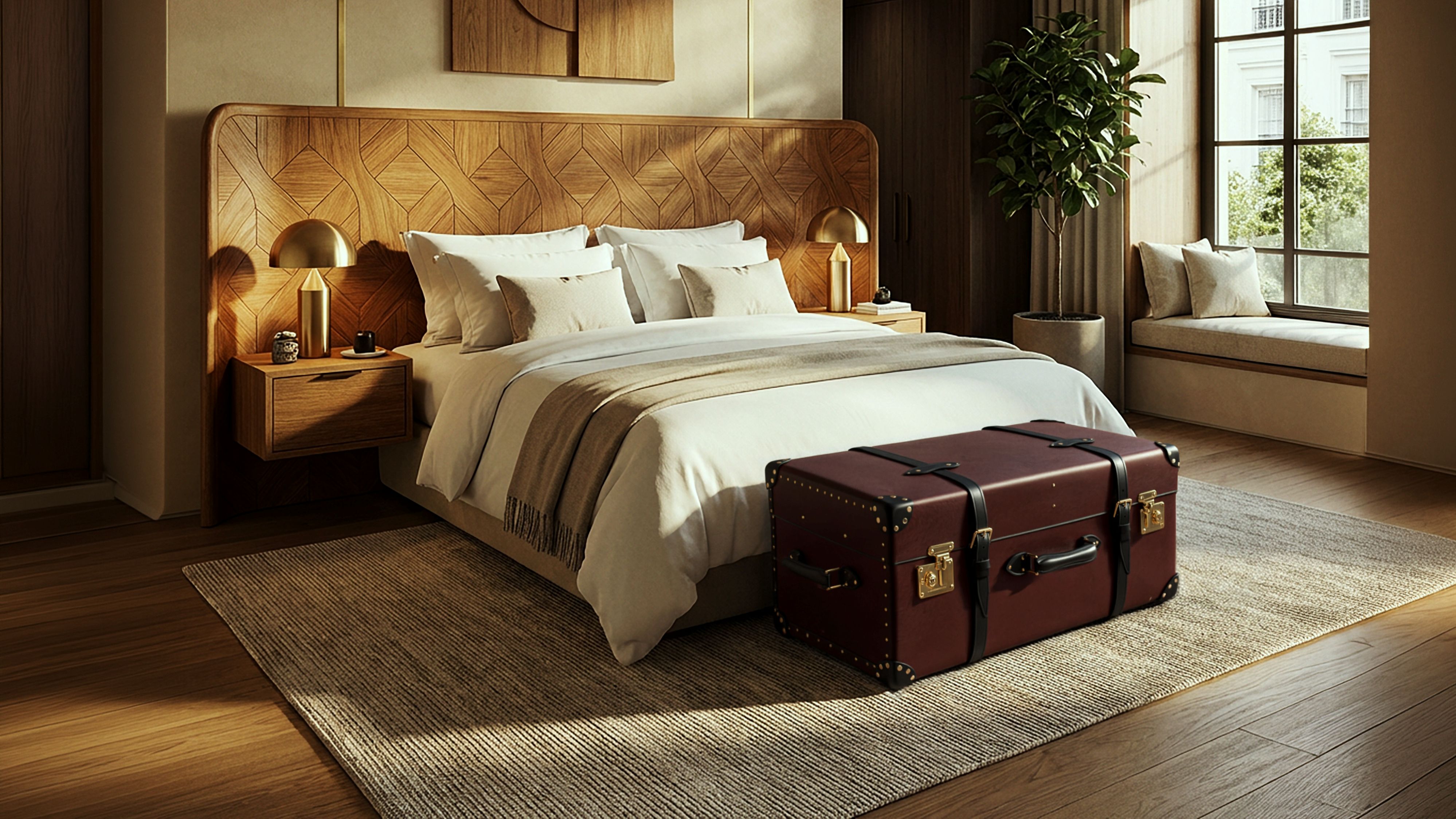 globe-trotter steamer home trunk launch
