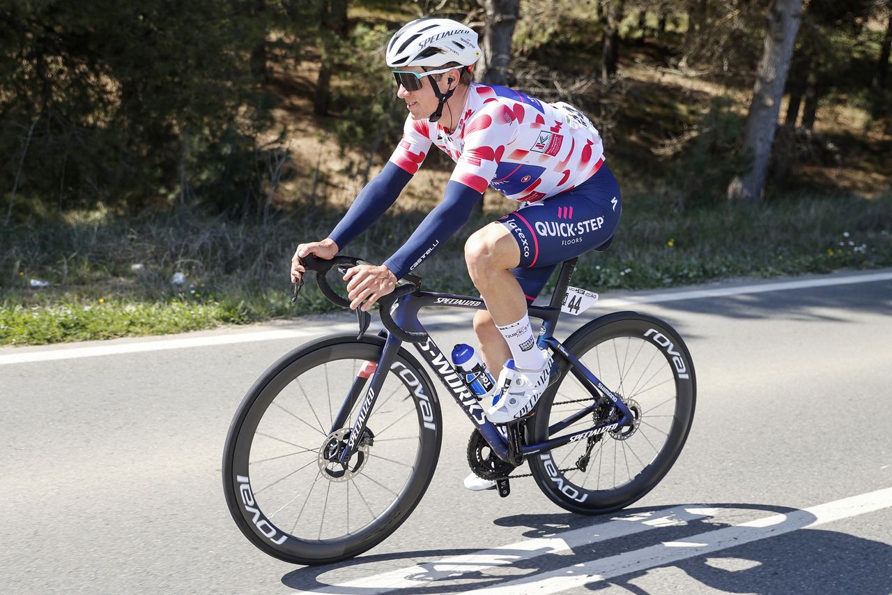 Itzulia Basque Country 2022 - 61st Edition - 2nd stage Leitza - Viana 207,6 km - 05/04/2022 - Remco Evenepoel (BEL - Quick-Step Alpha Vinyl Team) - photo Luis Angel Gomez/SprintCyclingAgency&Acirc;&copy;2022