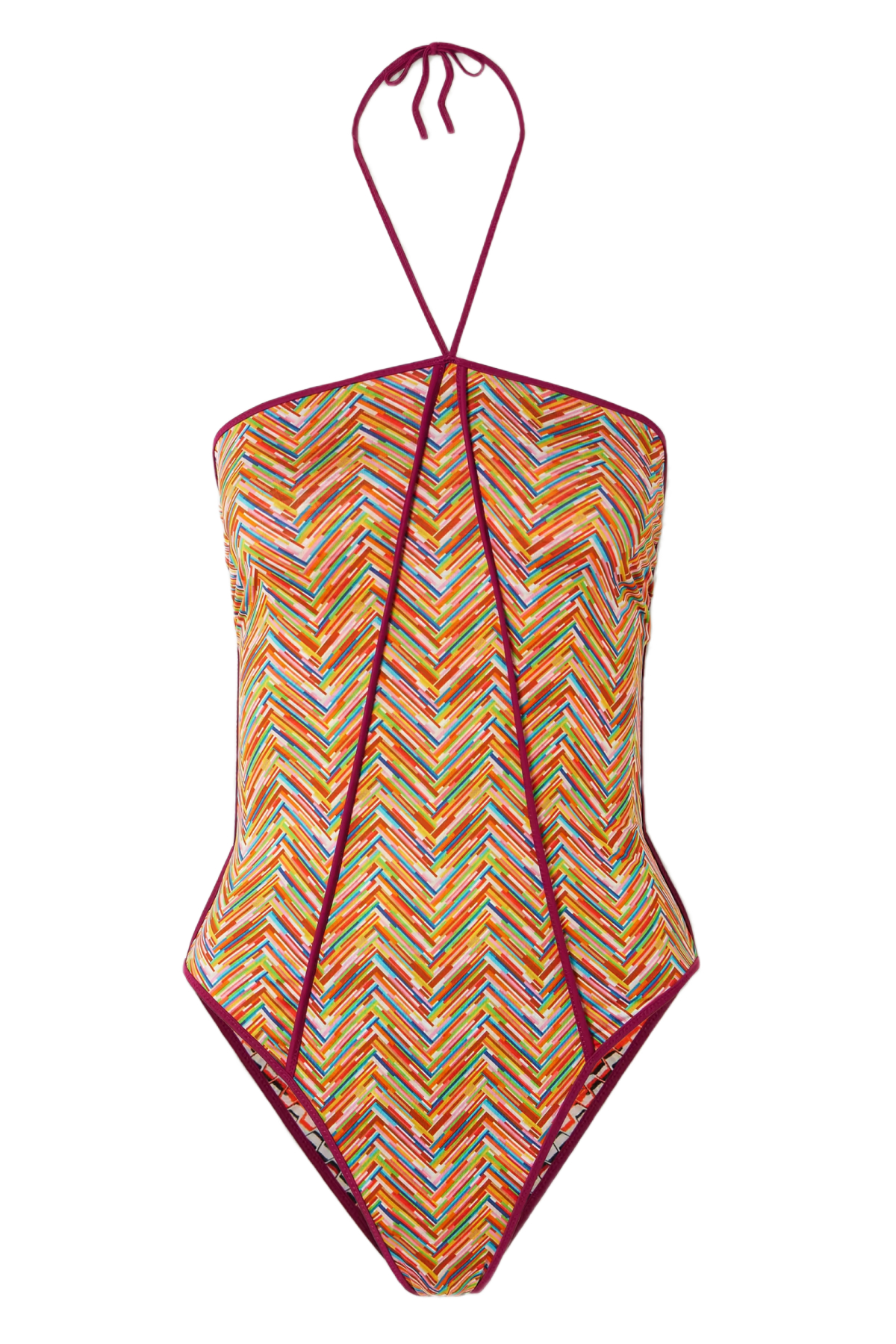 Missoni Mare Reversible Printed Halterneck Swimsuit