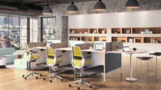 Steelcase furniture in an office