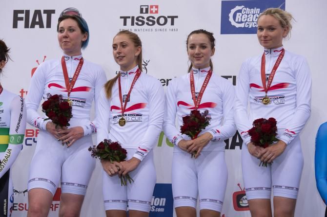 Great Britain take gold in the women's pursuit