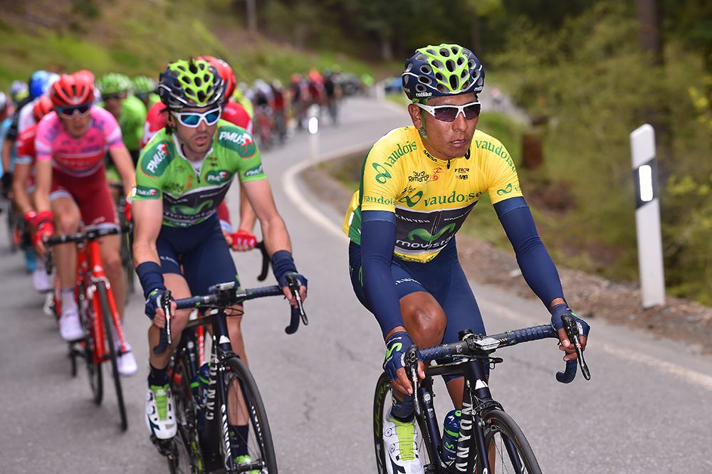 Nairo Quintana (Movistar) defended his overall lead at the Tour de Romandie.