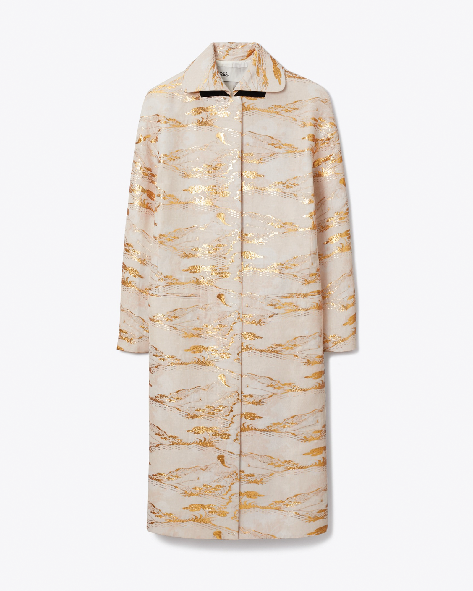 Tory Burch, Jacquard Cocoon Coat