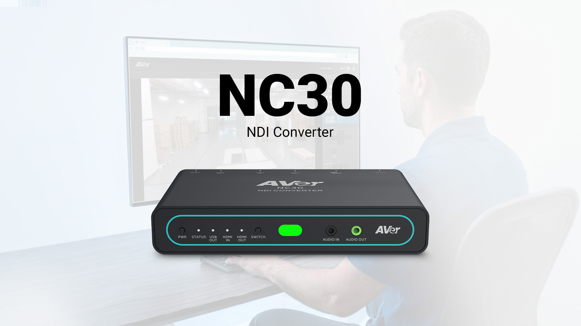 The new AVer NC30 NDI converter.