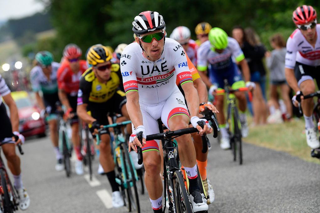 Rui Costa (UAE Team Emirates) in the breakaway during stage 12 at the Tour de France
