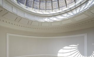 The renovated courtauld gallery in London and its dramatic round skylight