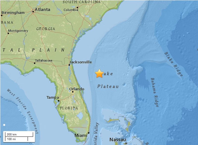 Florida Earthquake - July 16, 2016