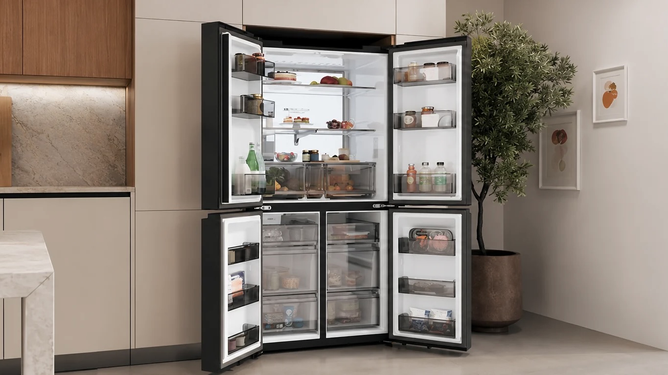 HAIER Horizon Cube 90 Series 5 HCR59F18DNMM Fridge Freezer