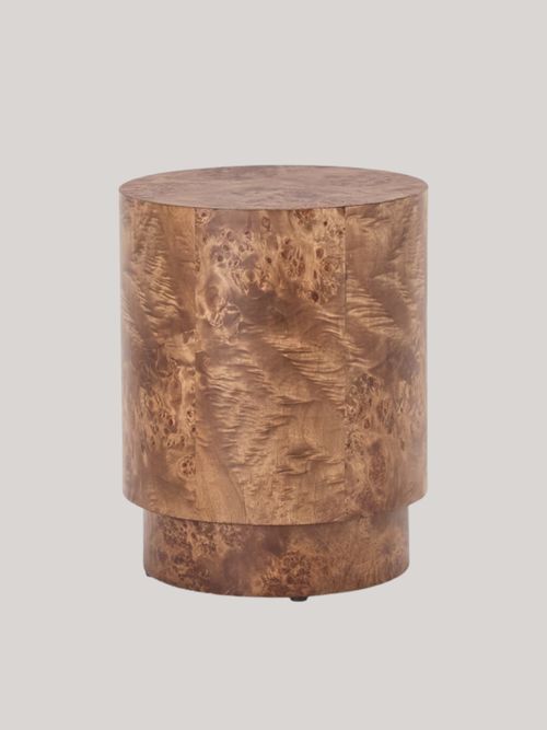 Burl Side Table