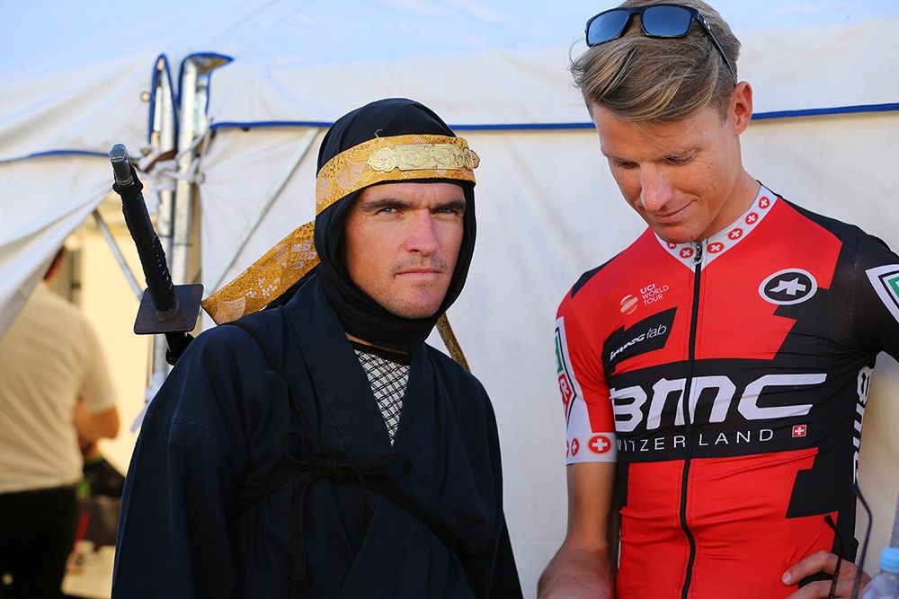 A serious looking Greg van Avermaet Samurai