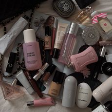 Photo of beauty products in a pile 