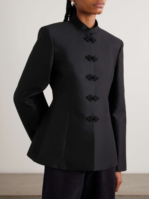 Wool and Silk-Blend Twill Jacket