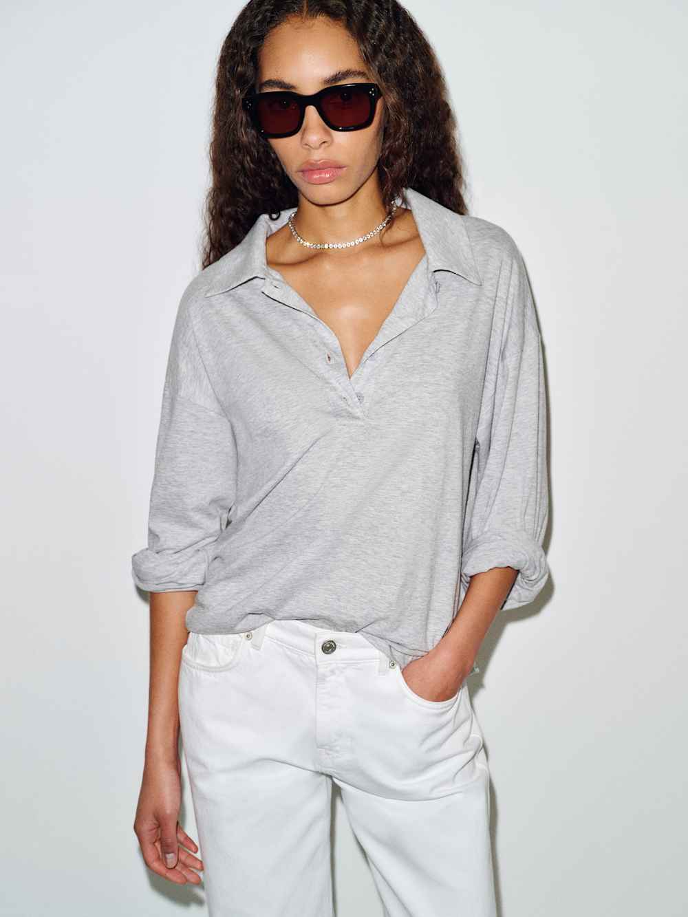 Mellen Polo Knit Top