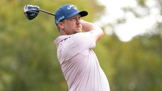 Brice Garnett takes a shot at the Sanderson Farms Championship