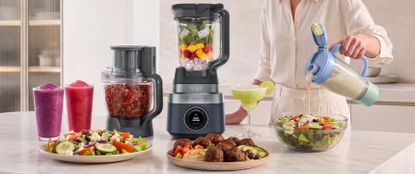 Sharkninja machines and plates of food