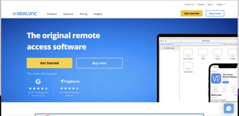 RealVNC home page