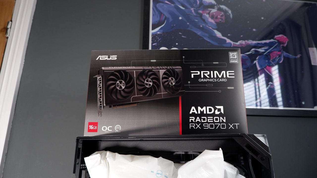 iBuyPower RDY Element 9 Pro R07 on a desk during the set-up process.