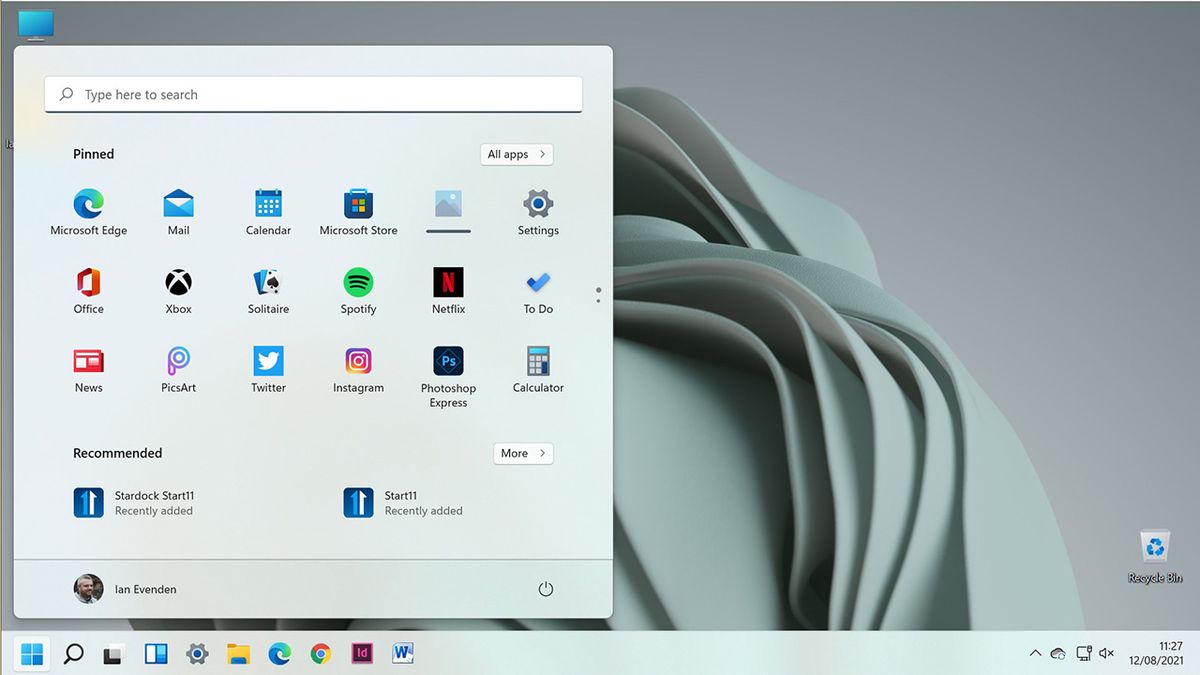 Start 11 allows changes to the Windows 11 Start menu
