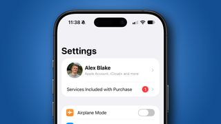 An ad for 'Services Included alongside Purchase' shown on an iPhone operating iOS 27.