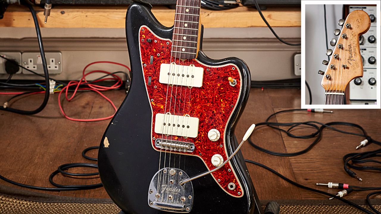 &ldquo;I&rsquo;ve got two Jazzmasters because it&rsquo;s a significant guitar and I needed a spare for live. This one is re-finished and has Mojo pickups,&rdquo; says Adrian