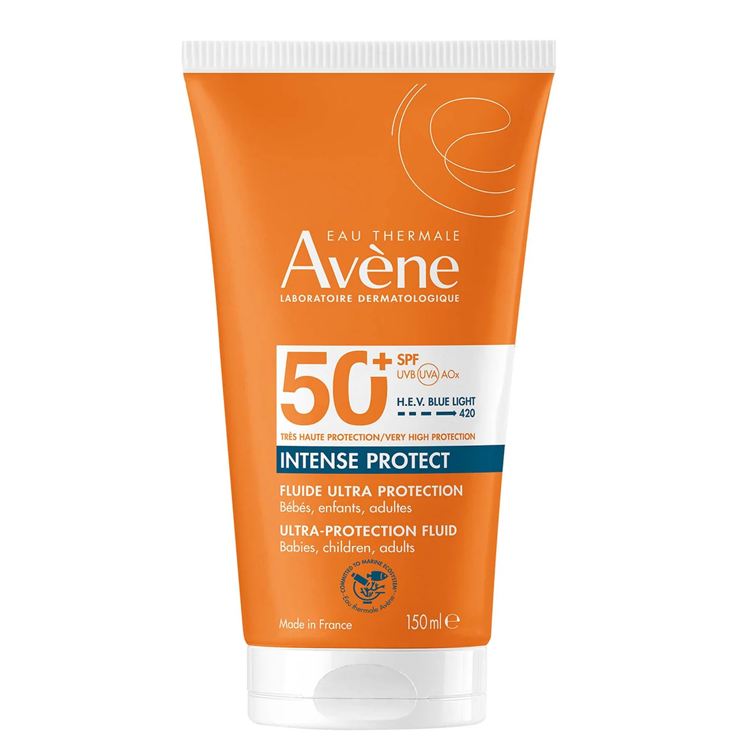 Av&amp;egrave;ne Intense Protect Spf50+ Sun Cream for Very Sensitive Skin 150ml