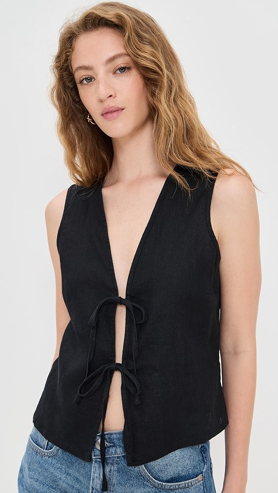 Rails Oregon Linen Top