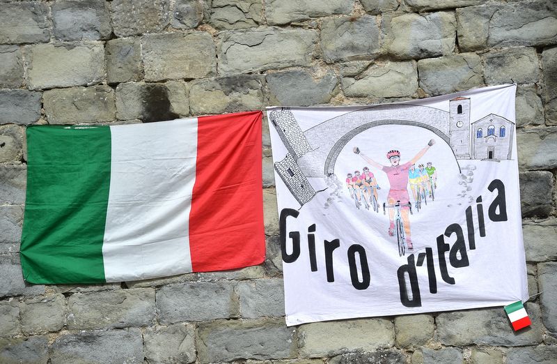 The Giro d'Italia is just so Italian...