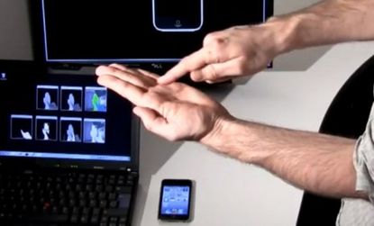 New technology could turn the palm of your hand into an interface that communicates with your smartphones. 