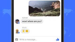 You can still share photos and emoji within Messenger Lite