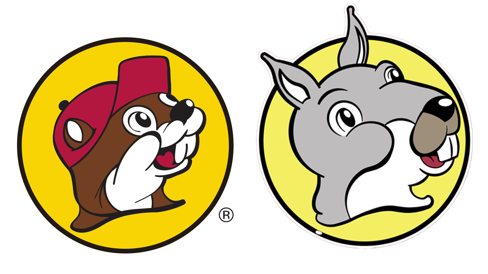 Buc-ees logo vs John OIiver parody logo design