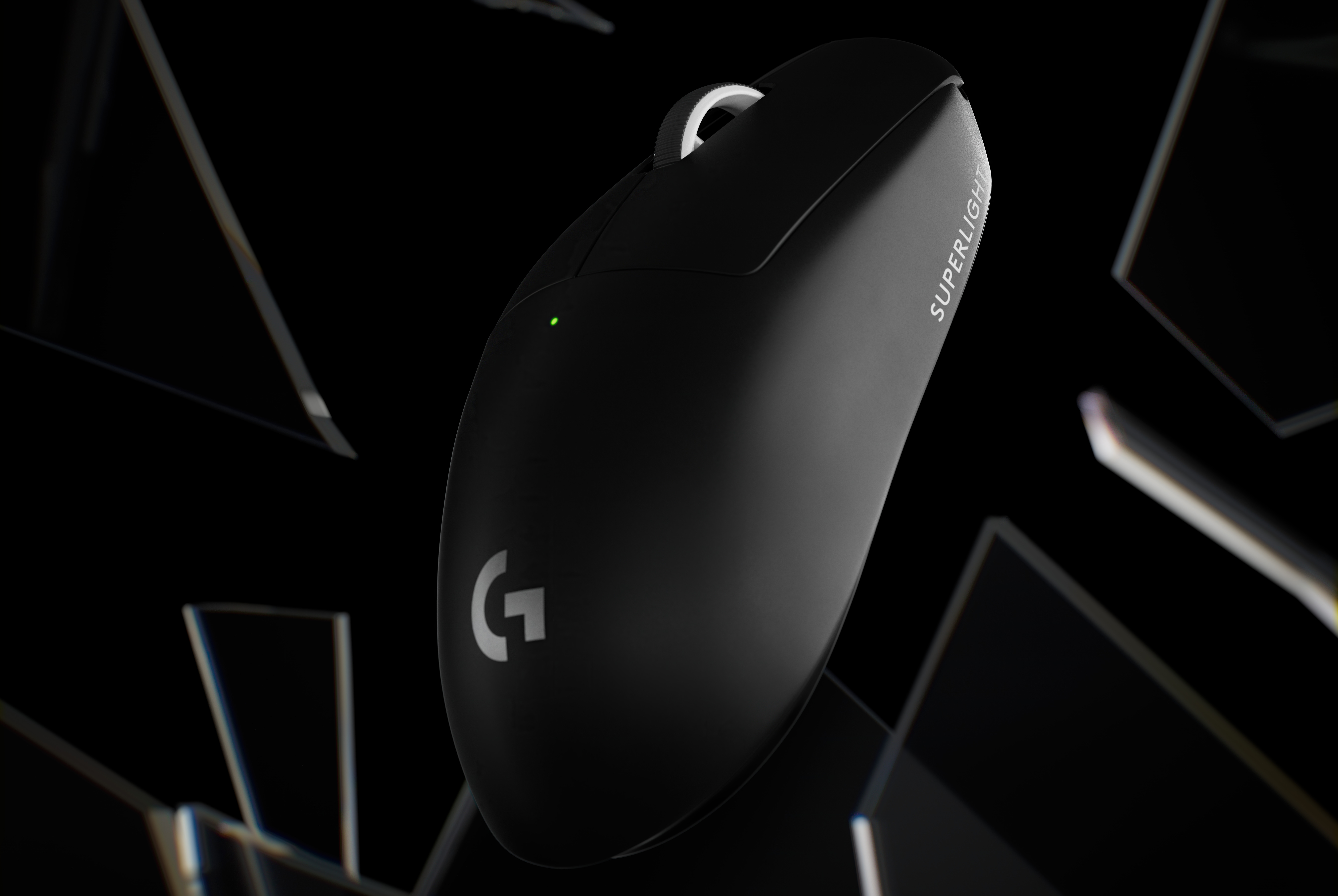 Logitech G Mouse viewed from side
