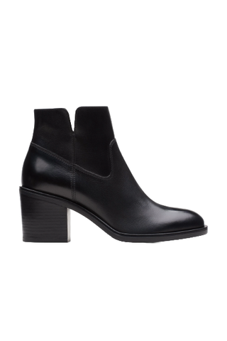 Clark's Valvestino Lo Black Leather Boots 