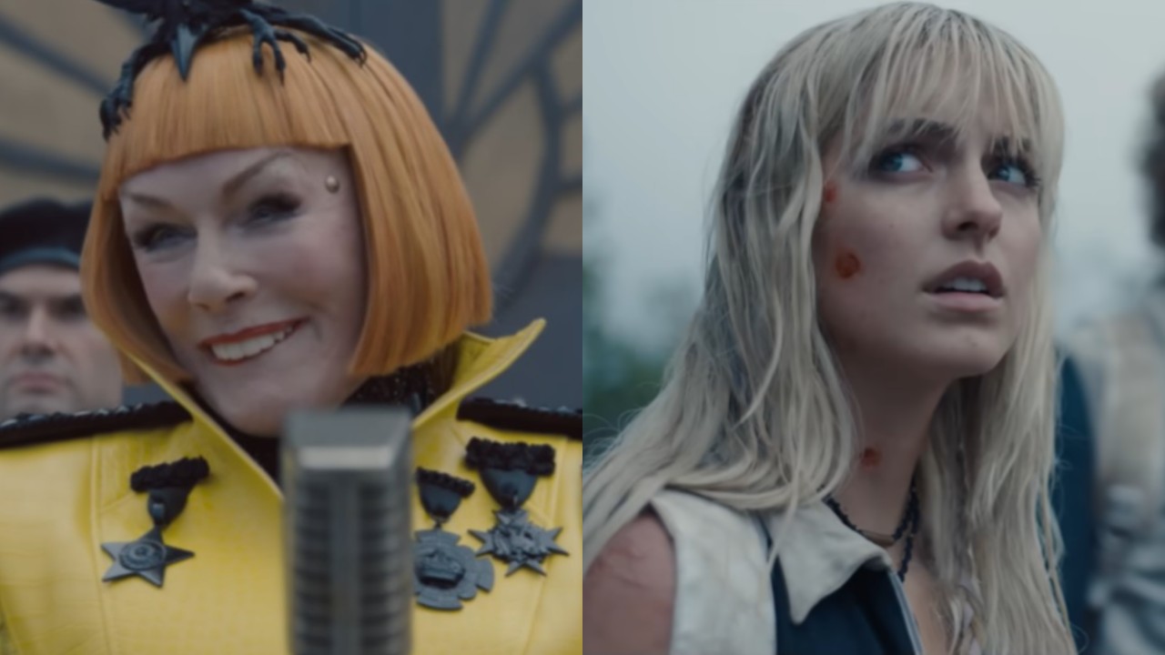 From left to right: Glenn Close as Drusilla and McKenna Grace as Maysilee in Sunrise on the Reaping. 