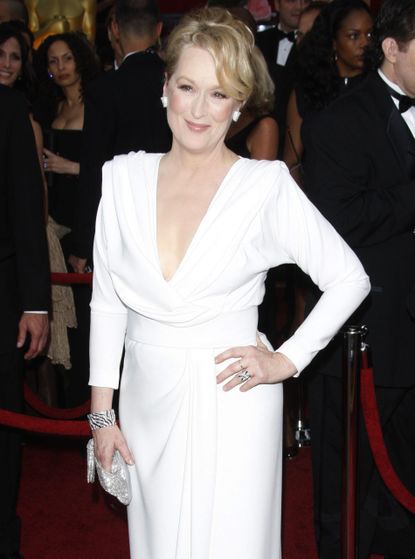 Meryl streep shop white dress