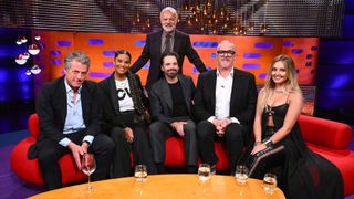 The Graham Norton Show S32 People: Hugh Grant, Neneh Cherry, Graham Norton, Sebastian Stan, Greg Davies, Perrie Edwards