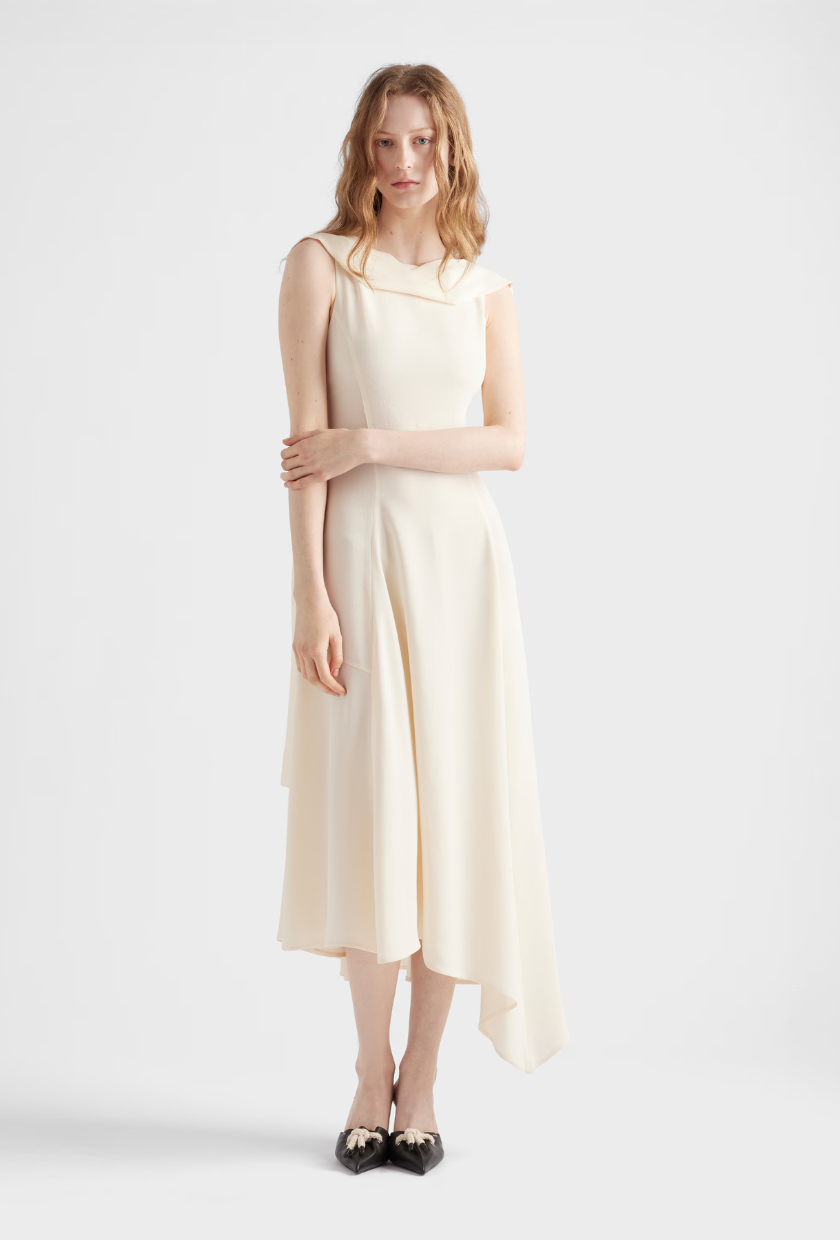 An image of a Prada wedding dress.