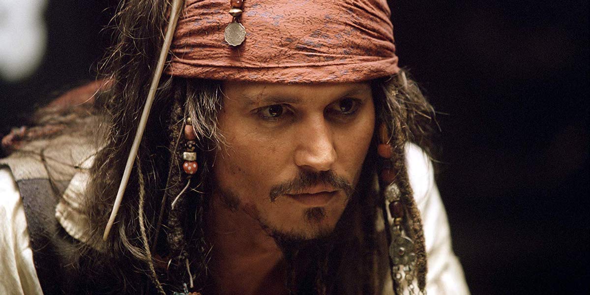 Johnny Depp in Pirates of the Caribbean