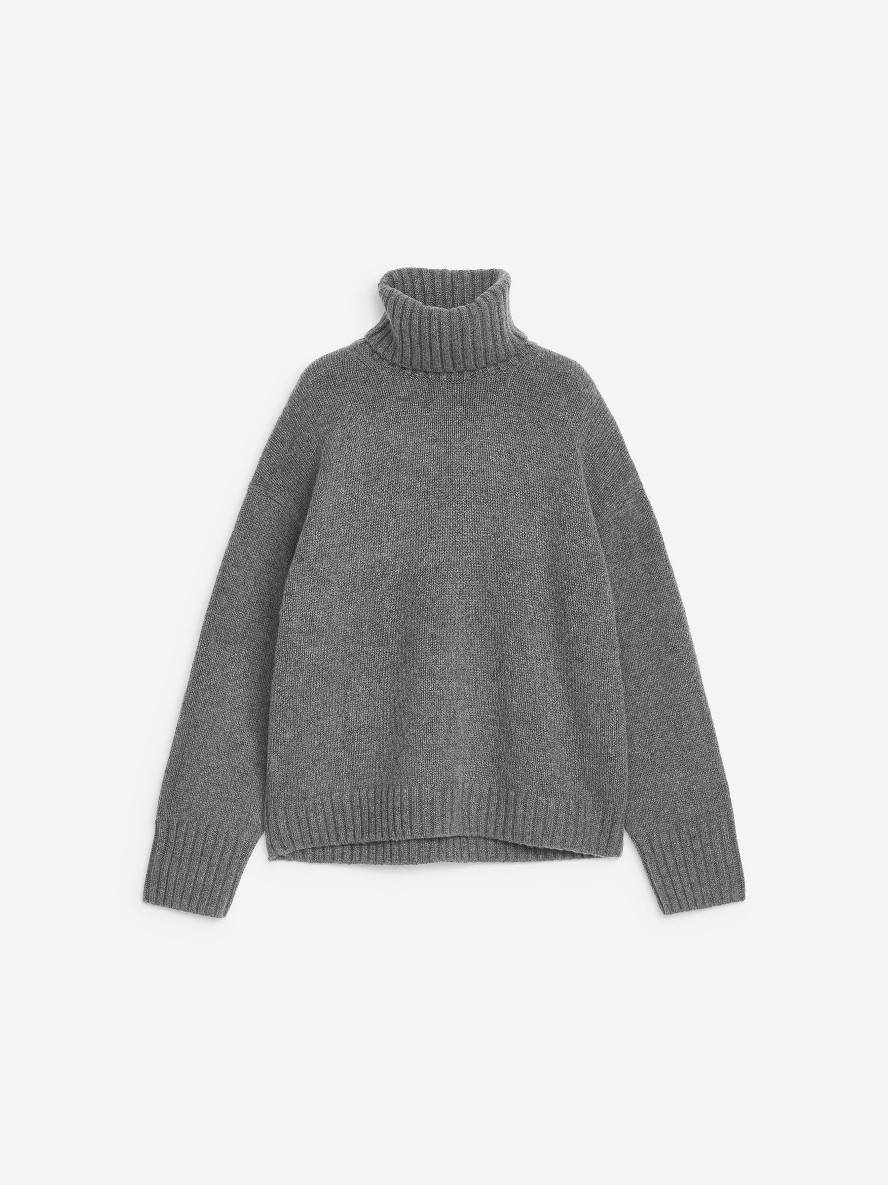 Chunky Cashmere-Wool Jumper &amp;ndash; Dark Grey &amp;ndash; Women &amp;ndash; Arket Gb