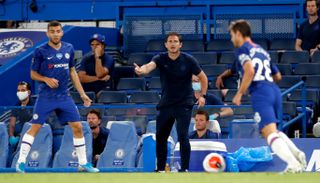 Frank Lampard watched his side earn a huge three points