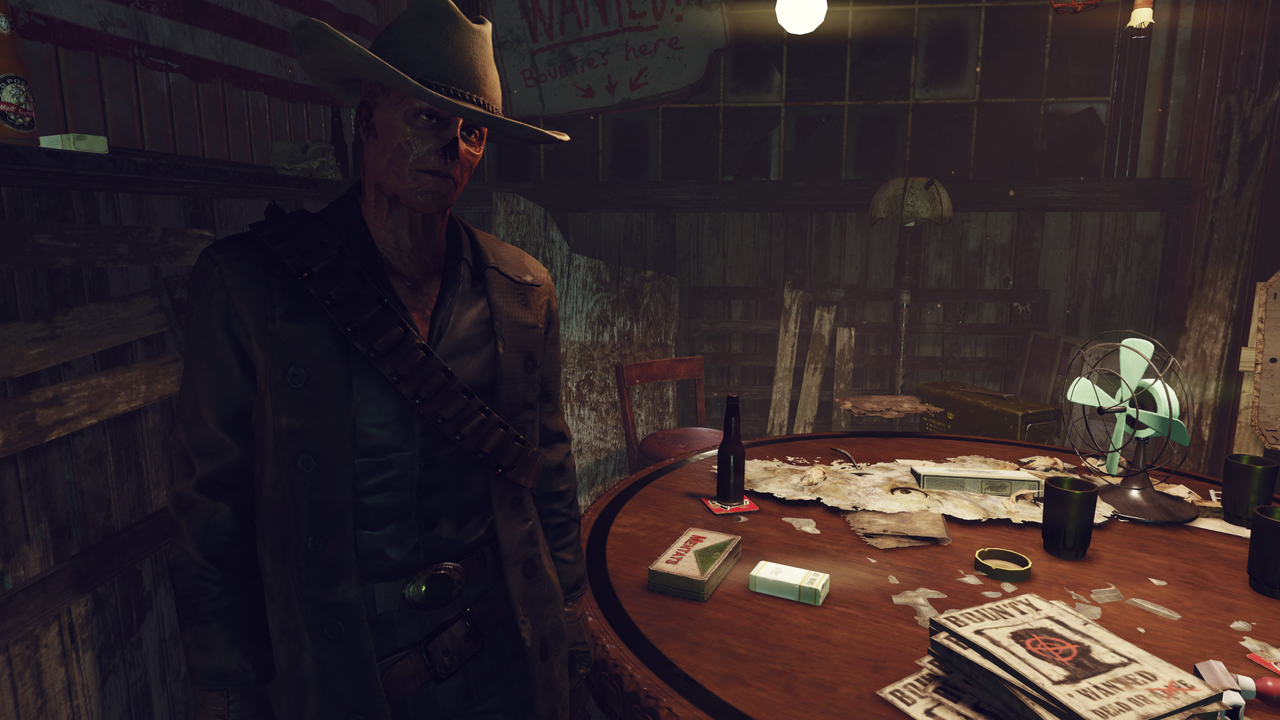 Screenshots from the Burning Springs update in Fallout 76