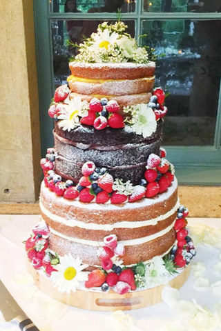 Jim Chapman And Tanya Burr's Wedding Cake