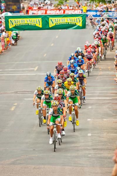 Michael Creed (Kelly Benefit Strategies-OptumHealth) and the rest of the Kelly team set the pace for the field for most of the race.